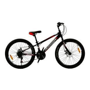 Подростковый Спортивный Велосипед Crossbike 24*12* MTB "Spark&raquo; Черно-Красный 1753411538 фото