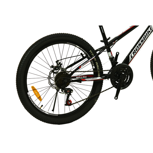 Підлітковий Спортивний Велосипед Crossbike 24*12* MTB "Spark" Чорно-Червоний 1753411538 фото