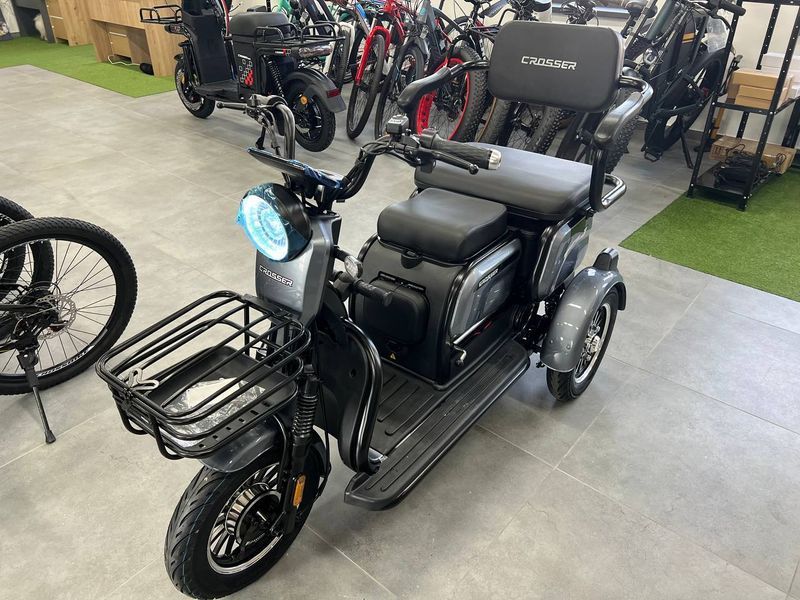 Трехколесный Электроскутер Crosser 72V/20AH/1000W 9657 фото