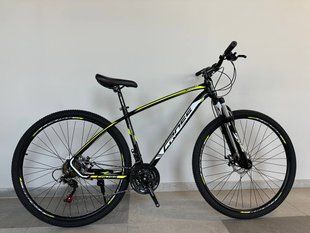 Велосипед Cross Tracker 29"18" алюмінієвий чорно-зелений 21343451 фото