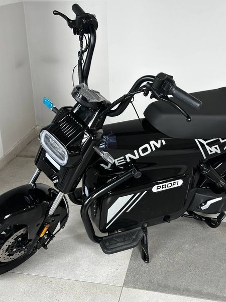 Електровелосипед  1500W 60V/20AH Prof1 VM-1201 VENOM/BAT Чорний 768-779 фото