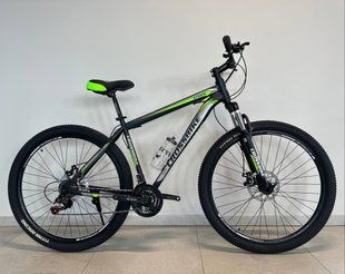 Велосипед гірський Cross Storm 29 рама 19 Чорно Зелений 1835658963 фото