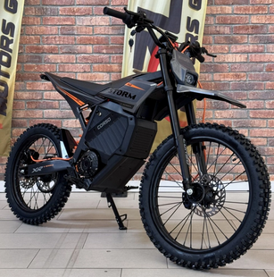 Діртбайк електричний Corso Storm E-3000 Rally SM-42506 - рама сталева, двигун 2999W, акумулятор літієвий 72V27AH 58959-790 фото