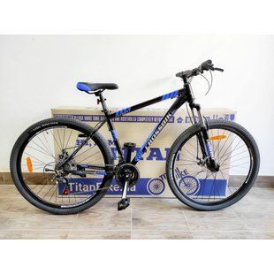 Спортивный Велосипед Crossbike Everest 29*19 Черно-Синій (shimano) Алюміній (Leader) 1835728325 фото