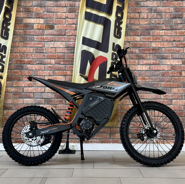 Діртбайк електричний Corso Storm E-3000 Rally SM-42506 - рама сталева, двигун 2999W, акумулятор літієвий 72V27AH 58959-790 фото