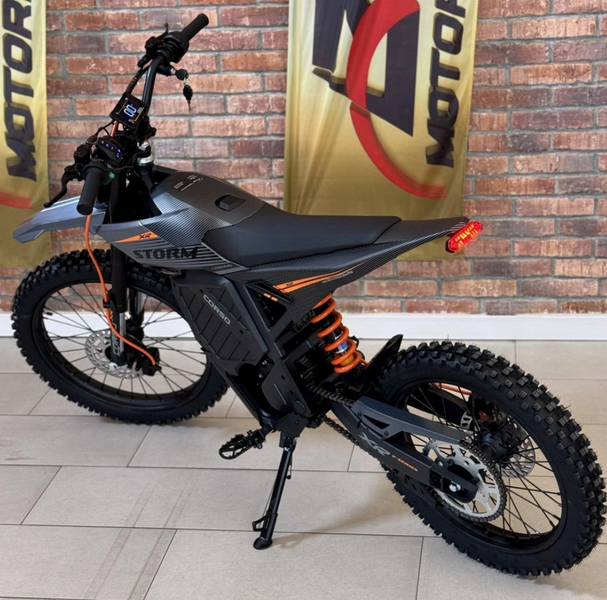 Діртбайк електричний Corso Storm E-3000 Rally SM-42506 - рама сталева, двигун 2999W, акумулятор літієвий 72V27AH 58959-790 фото