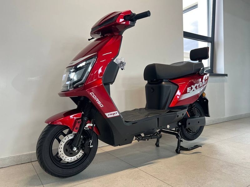 Электрический мопед Corso Extra XT-619076 (1) двигатель 1200W, аккумулятор литий-железо-фосфатный 64V/30Ah, в коробке 685-0 фото